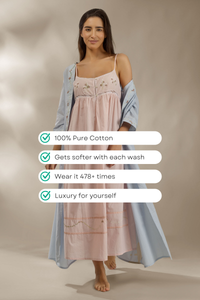 Rosebud, Embroidered Dress & Gown