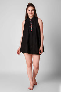 Darcy, Embroidered Top & Shorts