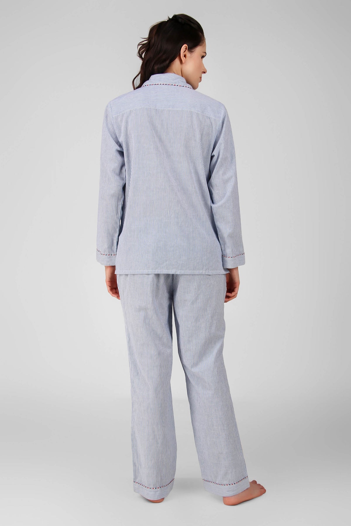 Max Women's Pyjama Suit, back view, stylish and comfortable sleepwear.