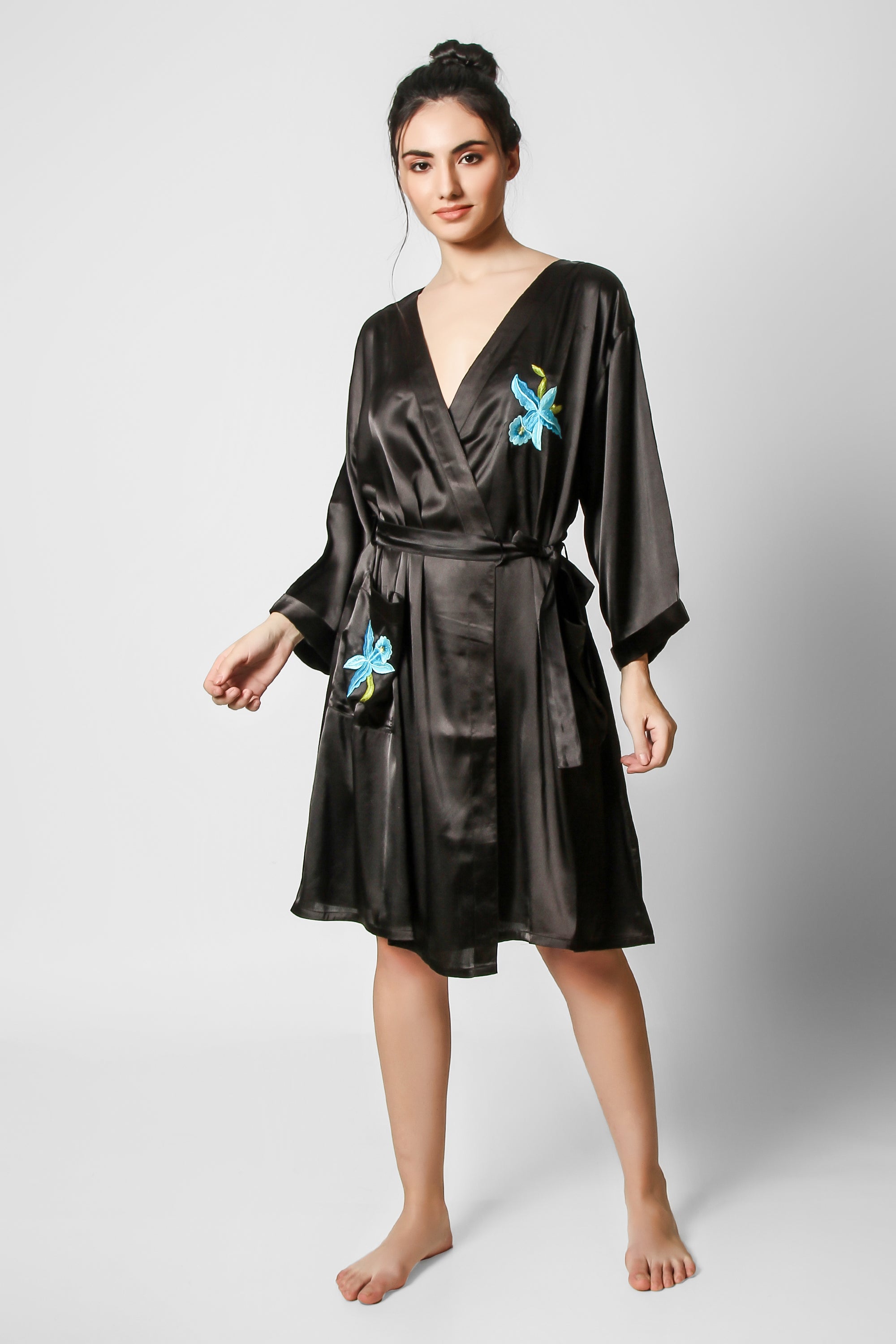 Women's Sexy Silk Satin Sleepwear Dress