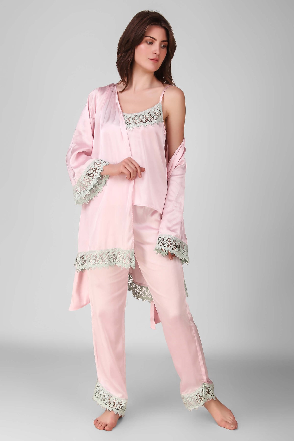 Yala, Pyjama Suit with Gown