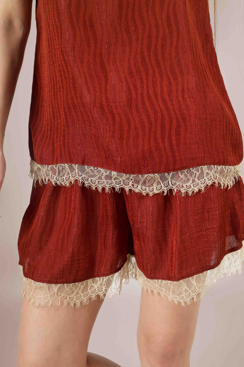 Vin, Silk Cami & Shorts